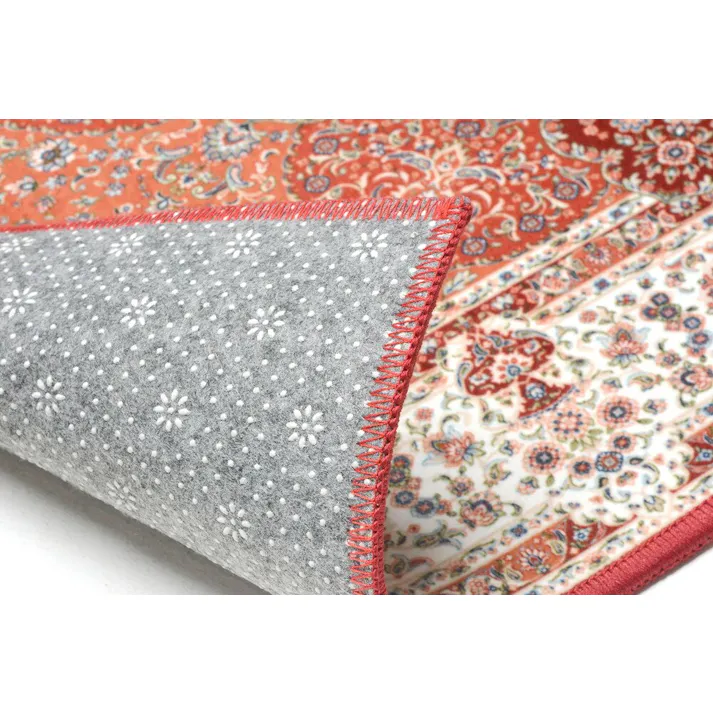 萩原 HAGIHARA メダリオン柄のプリントマット60×90プリシア 240614070 4955872784106【別送品】