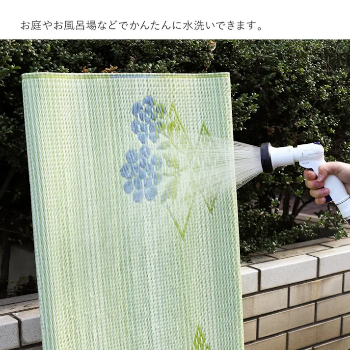 HAGIHARA 洗えるい草風カーペット #110 本間6畳 4955872745961 15242860【別送品】