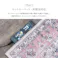 HAGIHARA アンティーク絨毯風プリントラグ カメオ 190×190 ブルー 4955872827155 240627001【別送品】