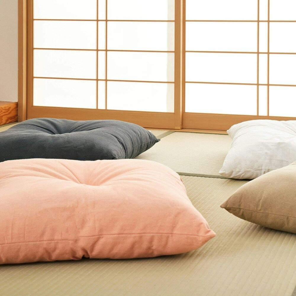 HAGIHARA 綿のふっくら座布団 60×60 グレー 4955872957135 270099310