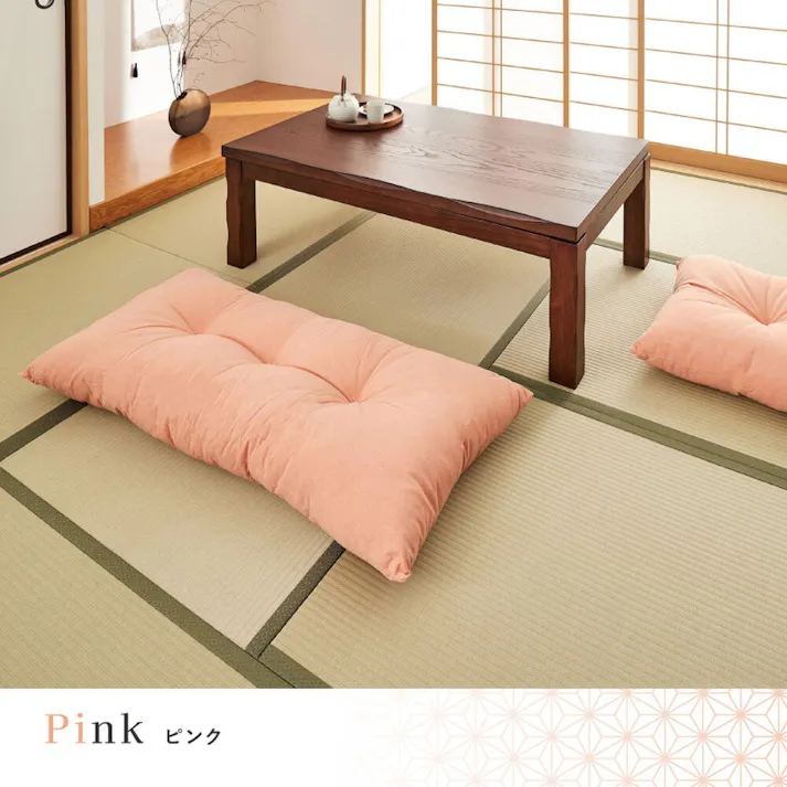 HAGIHARA 綿のふっくら座布団 ロング 60×120 グレー 4955872957142 270099311【別送品】