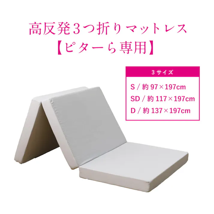 HAGIHARA ピターら 10cm高反発マットレス ダブル 137×197×10 4955872958101 マットレス 高反発 270609202【別送品】