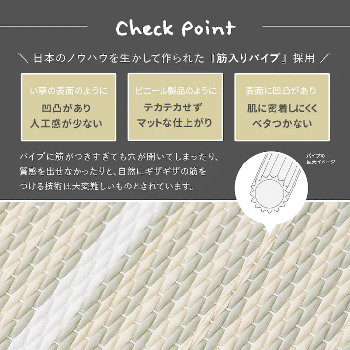 い草風置き畳 コトリナ 約82×82×2.5cm グレー 水拭き可能 滑り止め クッション性 HAGIHARA 160901501【別送品】
