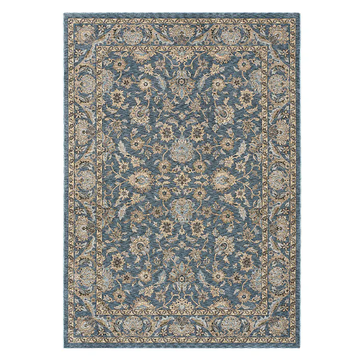 ウィルトンラグ ABERDEEN ラグナ 約160×235cm ブルー 絨毯 2.5帖用 床暖房・ホットカーペット対応 HAGIHARA 270621210【別送品】