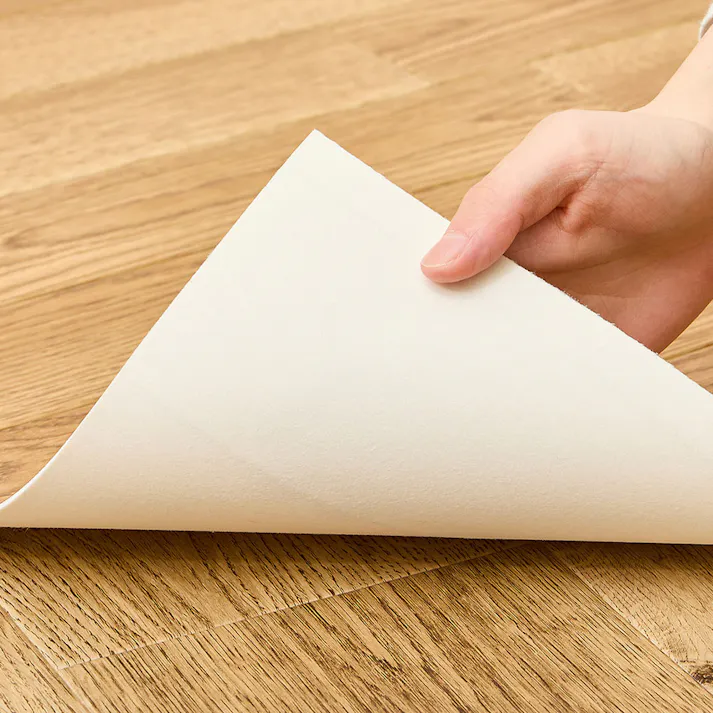 クッションフロア 4.5帖 約91×261cm×3枚 ナチュラル 抗菌・防カビ・抗ウィルス 防炎 フリーカット HAGIHARA 700040480【別送品】