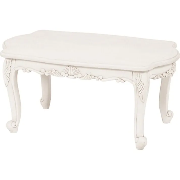 萩原スリーアイ HAGIHARA テーブル RT-1750AW アンティークホワイト 幅80cm 4934257140614【別送品】