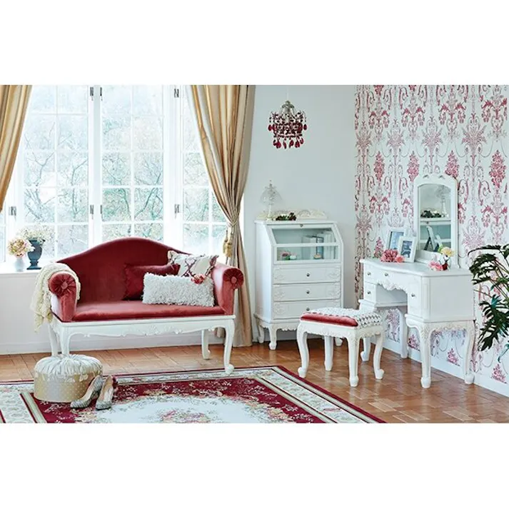 萩原スリーアイ HAGIHARA テーブル RT-1750AW アンティークホワイト 幅80cm 4934257140614【別送品】