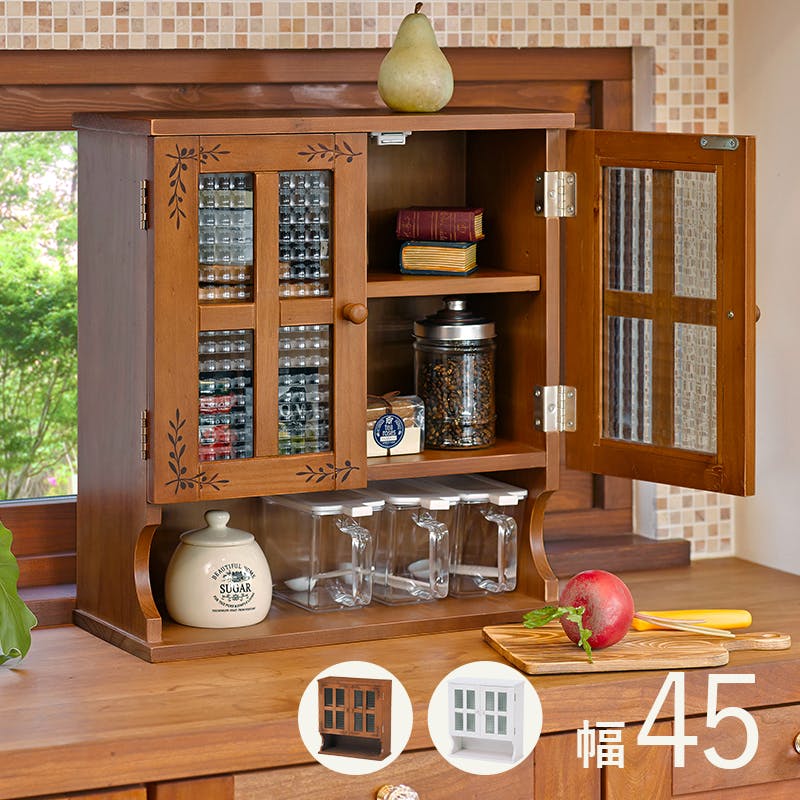 萩原スリーアイ HAGIHARA 調味料ラック MUD-6028LBR ライトブラウン 幅45cm 4934257205863 食器棚・レンジボード 萩原スリーアイ HAGIHARA 調味料ラック MUD-6028LBR ライトブラウン 幅45cm 4934257205863 食器棚・レンジボード