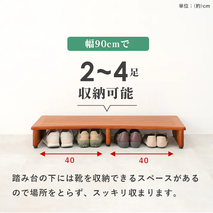 萩原スリーアイ HAGIHARA 玄関踏み台 VH-7932-90 幅90cm 4934257219136【別送品】