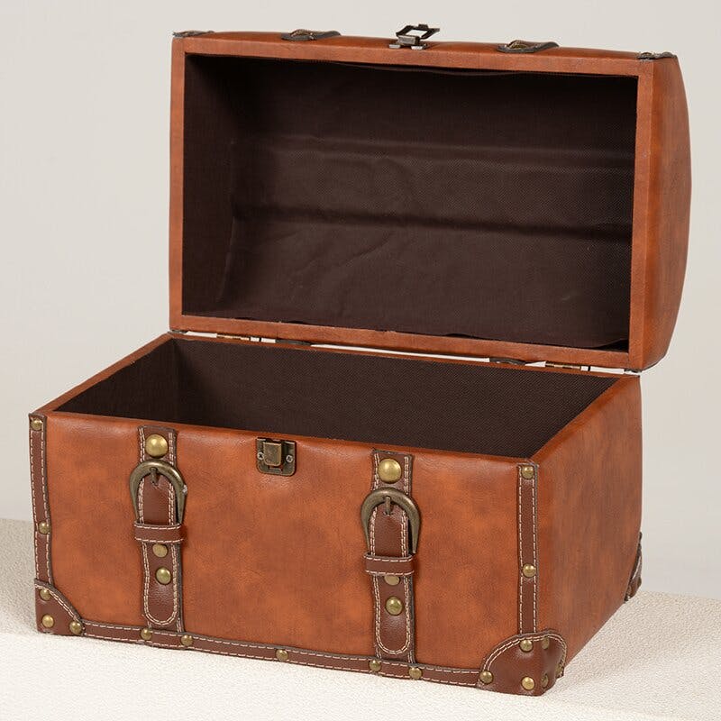 萩原スリーアイ HAGIHARA トランク MUD-6010LBR ライトブラウン