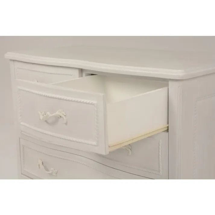 萩原スリーアイ HAGIHARA チェスト RCH-1360AW アンティークホワイト 幅90cm 4934257233750【別送品】