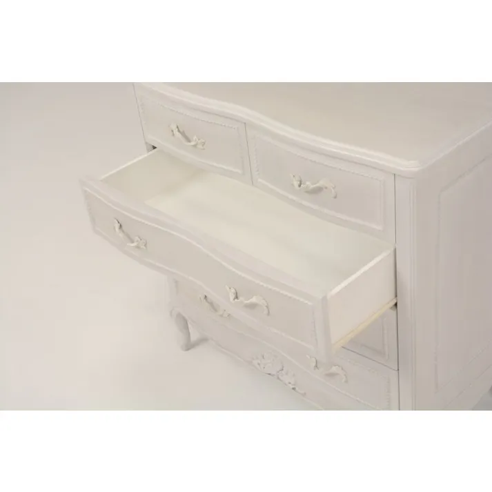 萩原スリーアイ HAGIHARA チェスト RCH-1360AW アンティークホワイト 幅90cm 4934257233750【別送品】