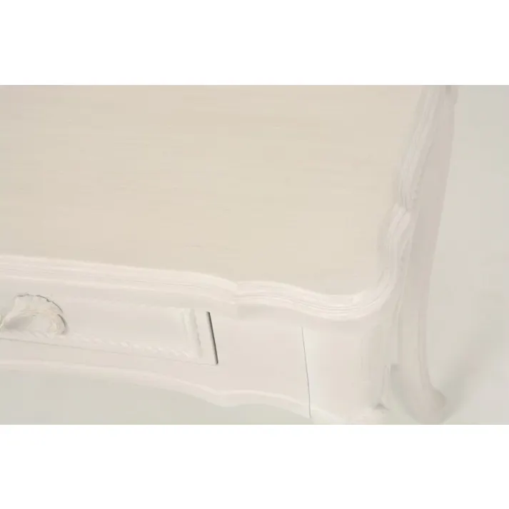 萩原スリーアイ HAGIHARA テーブル RT-1366AW アンティークホワイト 4934257233811【別送品】