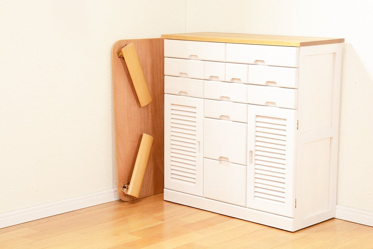 萩原スリーアイ HAGIHARA 折れ脚テーブル VT-7922-960NA ナチュラル 幅