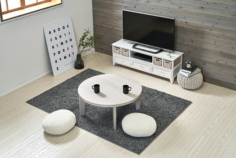 こたつ+布団掛敷３点セット アベルSE80 リバーシブル天板 オールシーズン こたつ+布団掛敷3点セット アベルSE80 リバーシブル天板 オール