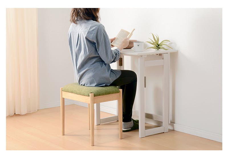 萩原スリーアイ HAGIHARA スツール VH-7959OR ブラウン/オレンジ