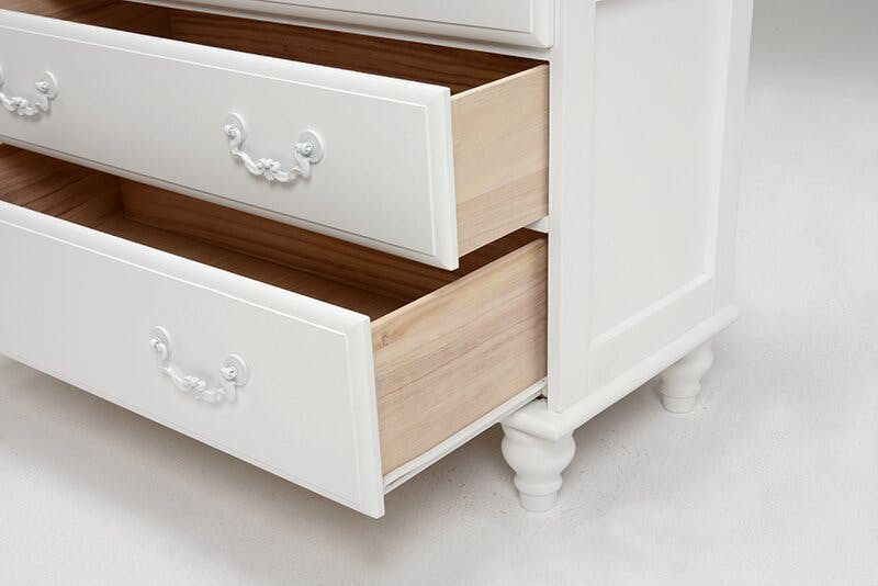 萩原スリーアイ HAGIHARA チェスト MCH-5770WH ホワイト 幅60cm