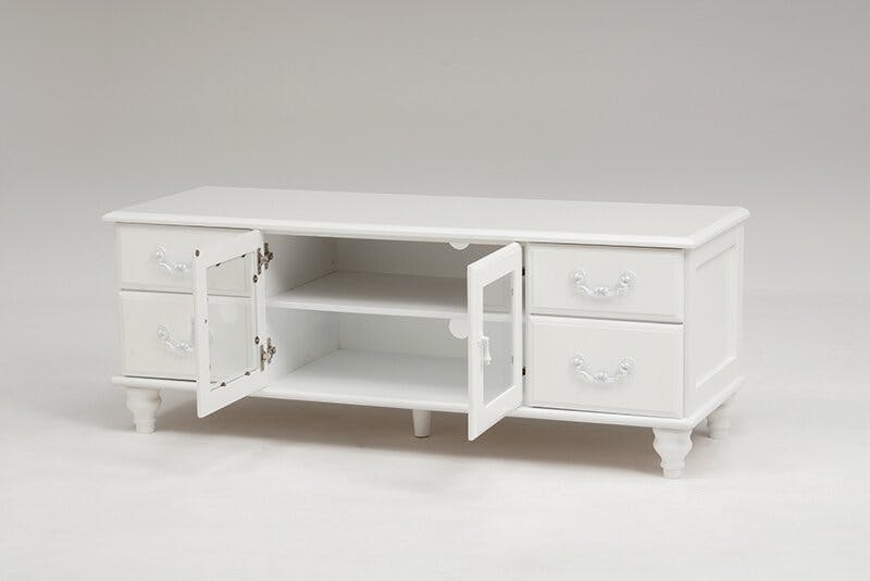 萩原スリーアイ HAGIHARA TV台 MTV-5772WH ホワイト 幅120cm