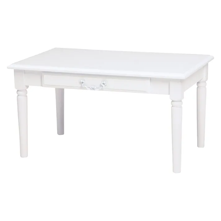 萩原スリーアイ HAGIHARA テーブル MT-5748WH ホワイト 幅75cm 4934257259194【別送品】