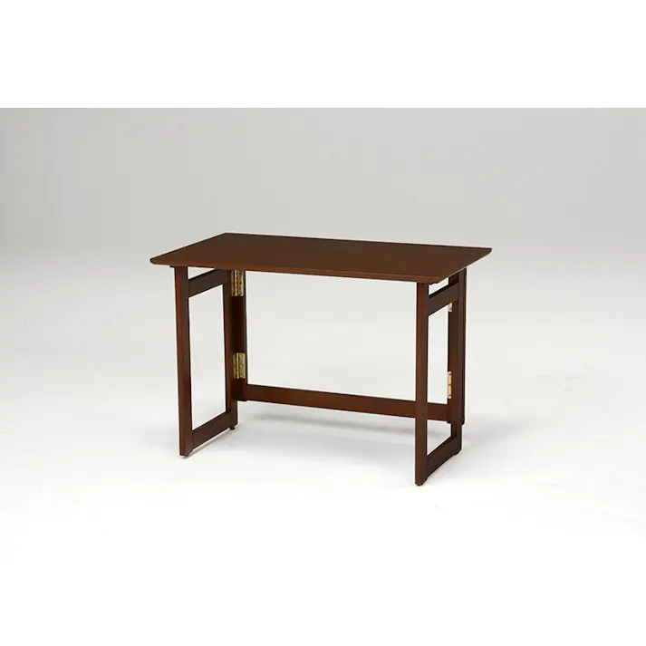 萩原スリーアイ HAGIHARA 折りたたみテーブル VT-7810DBR ダ-クブラウン 高さ55cm 4934257261753【別送品】