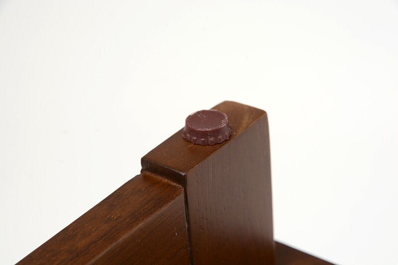 VT-7811DBR 直送 代引不可 折りたたみテーブル VT7811DBR