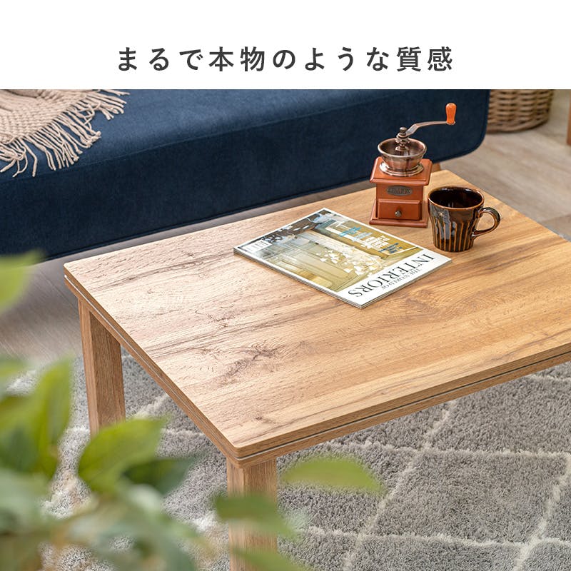 萩原スリーアイ HAGIHARA こたつ+うす掛け布団 2点セット カルテス7560