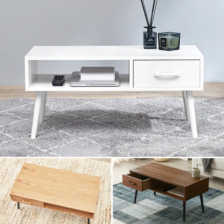 萩原スリーアイ HAGIHARA テーブル MT-6540NA ナチュラル 幅80cm 4934257270397【別送品】