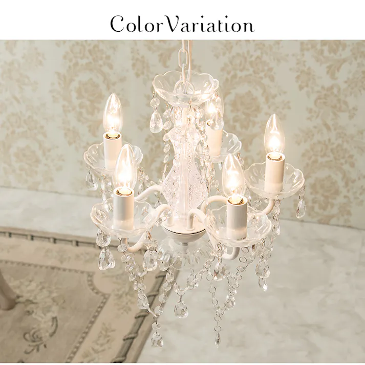 萩原スリーアイ HAGIHARA シャンデリア5灯 NL-8605CL クリア 4934257274197【別送品】