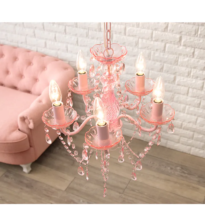 萩原スリーアイ HAGIHARA シャンデリア5灯 NL-8605CL クリア 4934257274197【別送品】