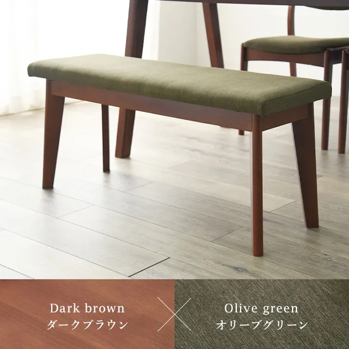 萩原スリーアイ HAGIHARA ダイニングベンチ MI-8613NA-LGY ナチュラル/グレー 4934257274401【別送品】