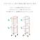萩原スリーアイ HAGIHARA 2段ランドリーラック(丸型) KR-3972DBR ダークブラウン 高さ108cm 丸角型バスケット2個 4934257277563【別送品】