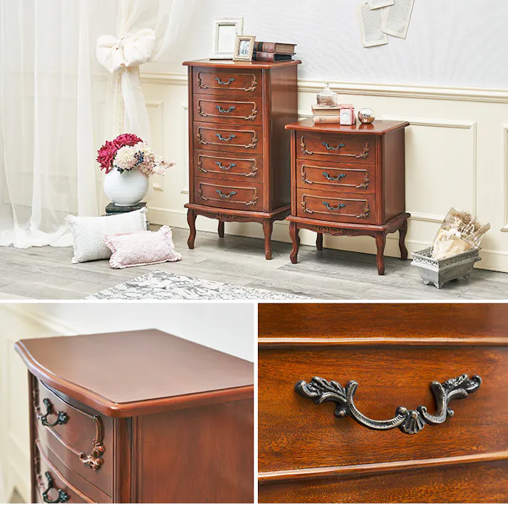 萩原スリーアイ HAGIHARA チェスト RCH-1466 高さ67cm 引出3杯 4934257279420【別送品】