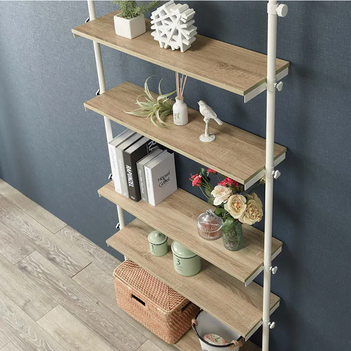 萩原スリーアイ HAGIHARA 突っ張りラック KTR-3155SW ホワイト/ホワイト 幅70cm 4934257283045【別送品】