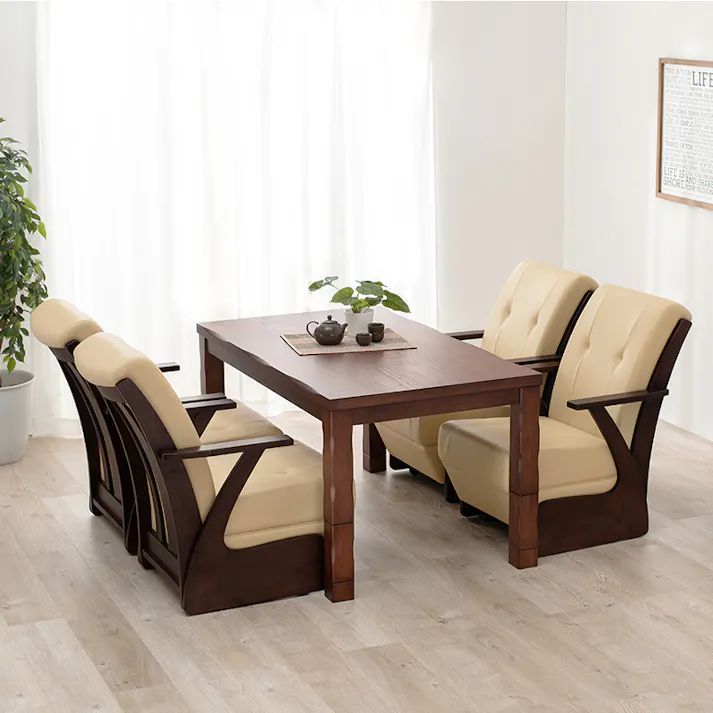 萩原スリーアイ HAGIHARA ダイニングコタツ 山城135 幅135cm コタツテーブル本体のみ 4934257284776【別送品】