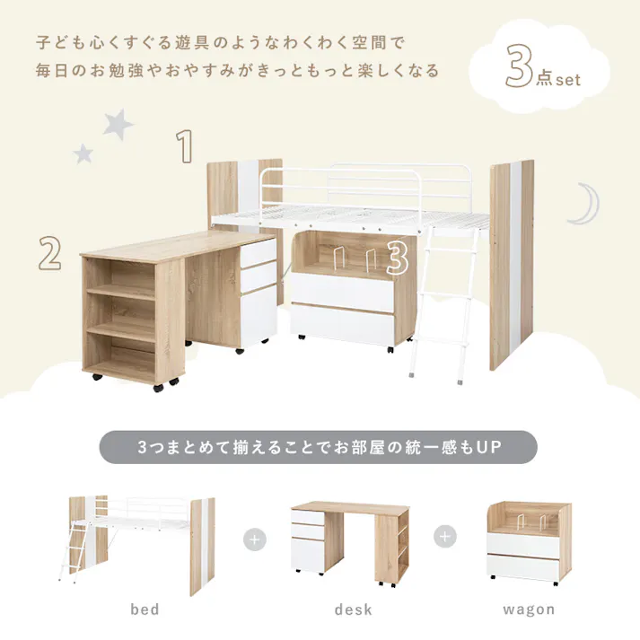 萩原スリーアイ HAGIHARA システムベッド RB-1620S-GY グレー 4934257284820【別送品】