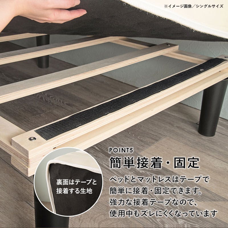 萩原スリーアイ HAGIHARA ボンネルコイルマットレスベッド KMB
