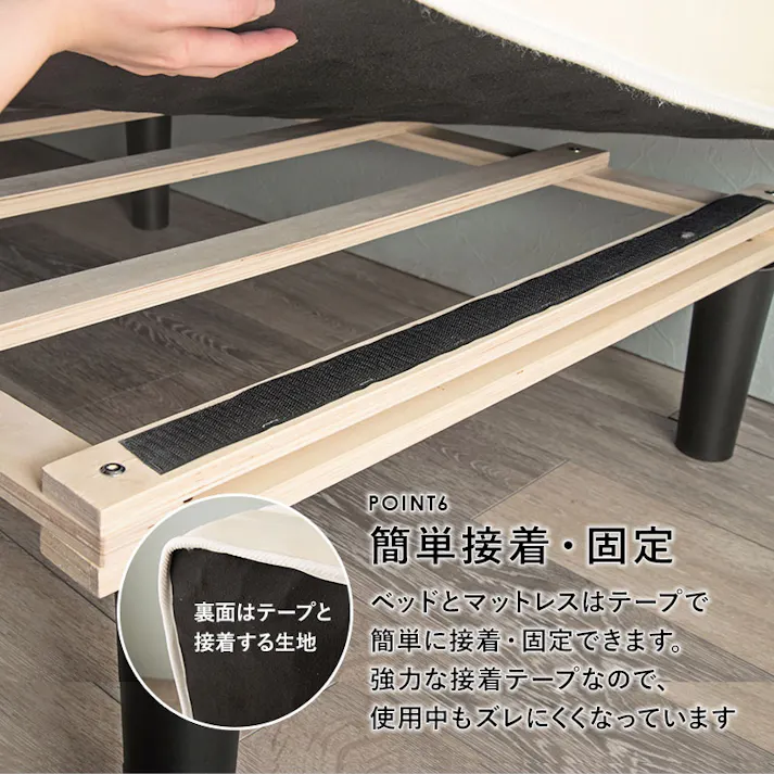 萩原スリーアイ HAGIHARA ポケットコイルマットレスベッド KMB-3108SSS-GY グレー セミシングルショートサイズ 4934257286381【別送品】