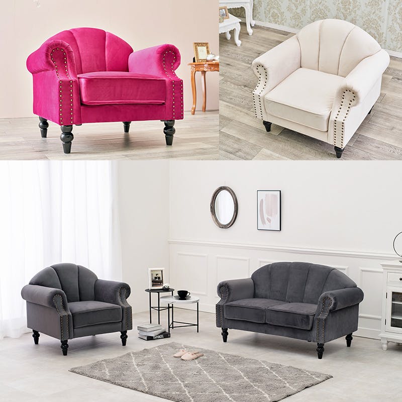 萩原スリーアイ HAGIHARA ソファ ルコ1P-CGY チャコールグレー 一人