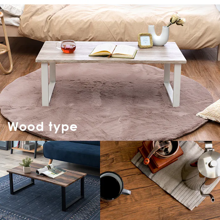 萩原スリーアイ HAGIHARA フリーテーブル LT-4394MBK マーブルブラック ロの字脚 4934257289917【別送品】