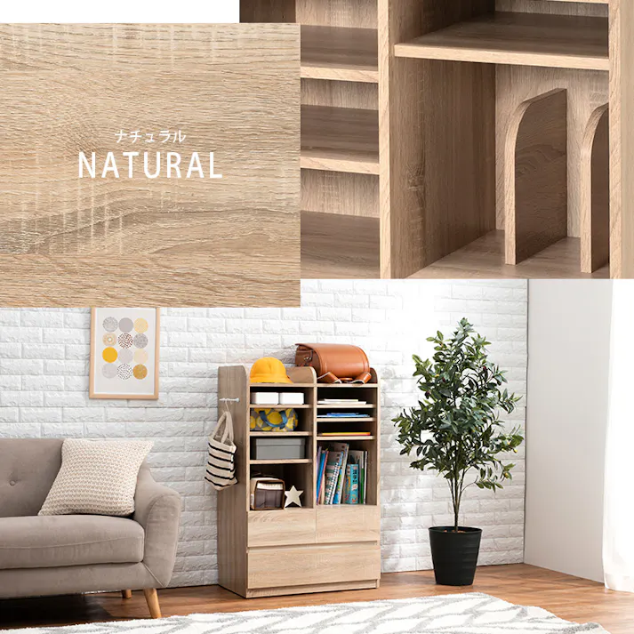 萩原スリーアイ HAGIHARA ランドセルラック RCC-1624GY グレー 収納タイプ 4934257292085【別送品】