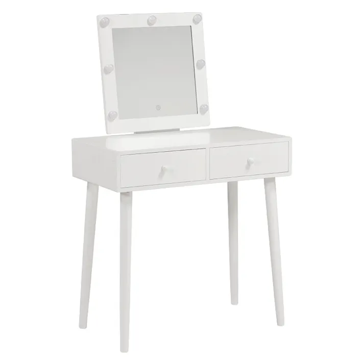 萩原スリーアイ HAGIHARA ドレッサー MD-6576WH ホワイト 正方形 4934257292399【別送品】