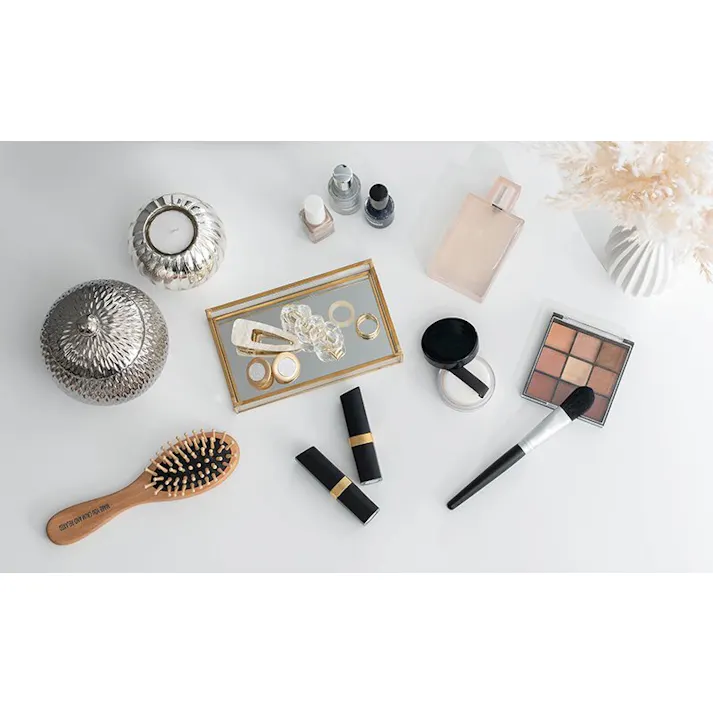 萩原スリーアイ HAGIHARA ドレッサー MD-6576WH ホワイト 正方形 4934257292399【別送品】