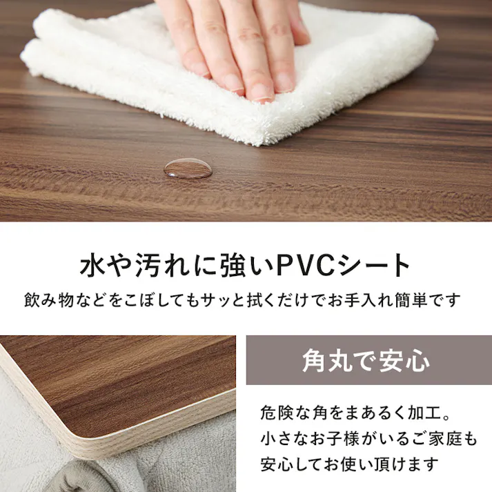 萩原スリーアイ HAGIHARA コタツ天板 KT-508-80 幅80cm 正方形天板のみ 4934257295369【別送品】