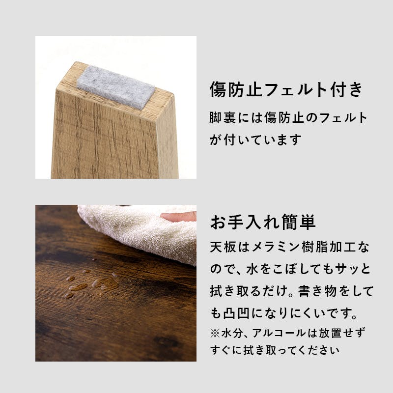 萩原スリーアイ HAGIHARA 折れ脚テーブル MT-6867BR ブラウン 幅120cm