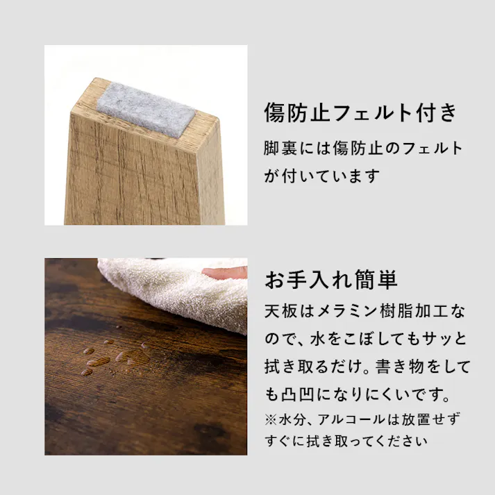 萩原スリーアイ HAGIHARA 折れ脚テーブル MT-6867WS ホワイトウォッシュ 幅120cm 4934257295819【別送品】