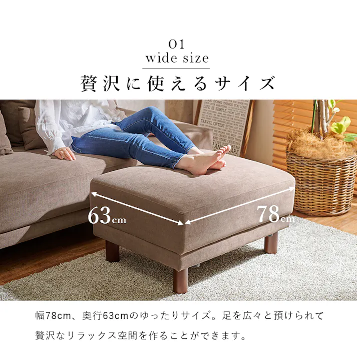 萩原スリーアイ HAGIHARA オットマン ニールOT-GY グレー 4934257298230【別送品】