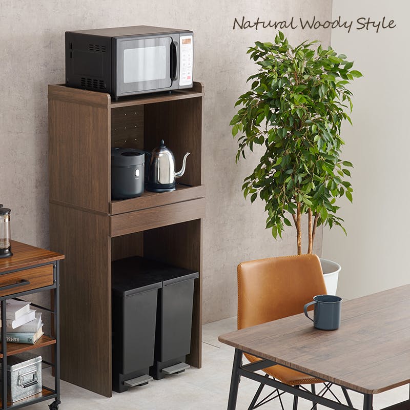 Ramadaniさん専用 萩原スリーアイ HAGIHARA キッチンラック RCC-1630BR ブラウン