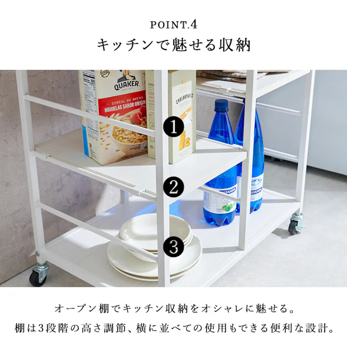 萩原スリーアイ HAGIHARA ワゴン LW-4530BR ブラウン 折畳天板無 4934257302272【別送品】