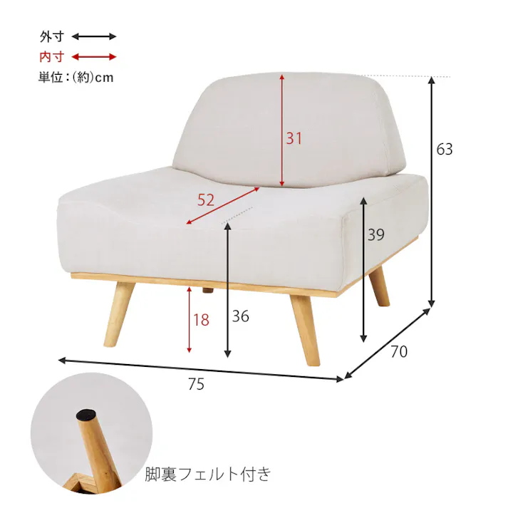 萩原スリーアイ HAGIHARA ソファ レスト1P-MYE マスタードイエロー 一人掛け 4934257302333【別送品】