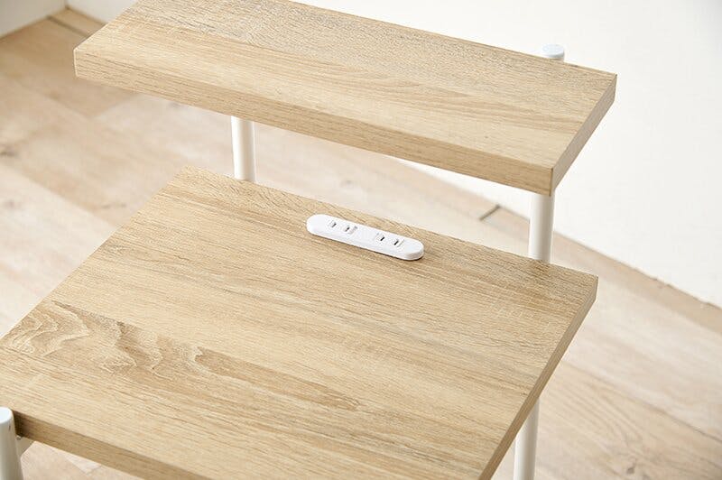 萩原スリーアイ HAGIHARA ナイトテーブル KST-3174NW ナチュラル